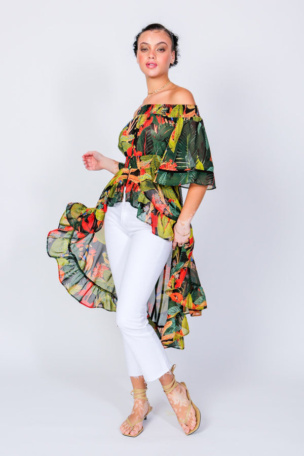 Heatwave Off The Shoulder Duster